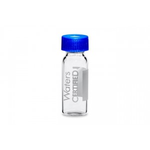 LCGC Certified Clear Glass 12 x 32 mm Screw Neck Vial, with Cap and Preslit PTFE/Silicone Septum, 2 mL Volume, 100/pk