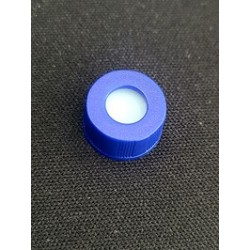 9mm Vial Screw Thread Cap blue/White