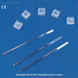 Kartell® Disposable Stirrer Rod & Reusable CapFor Cuvettes