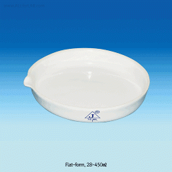 Glazed Porcelain Evaporating Dishes