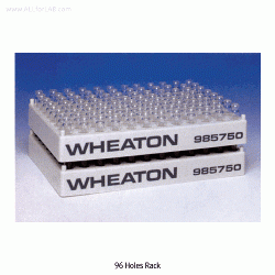 Wheaton® 36~96 Places White Gray PP Vial Rack